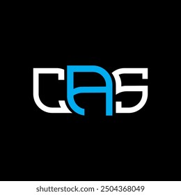 CAS logo design, CAS simple and modern logo. CAS luxurious alphabet design  