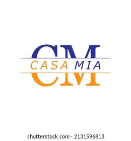 Casa mia CM vector design.