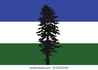 Bandera de Cascadia (Doug) que representa la biorregión del noroeste del Pacífico. Símbolo de la ecología, la sostenibilidad, la identidad regional y la conciencia ambiental. Ideal para activismo, uso editorial y diseño.