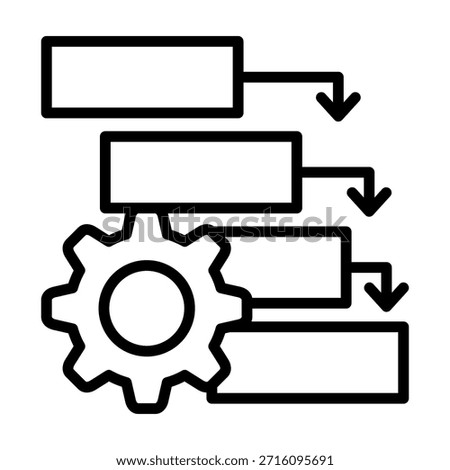 Cascading Icon Element For Design
