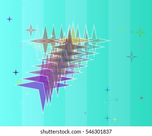case above creative universe, dominant overlap over backdrop