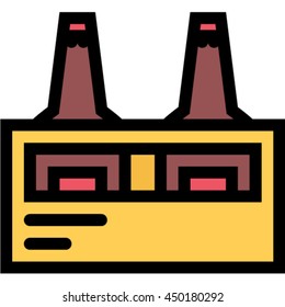 case of beer outline icon