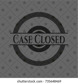 Case Closed black badge