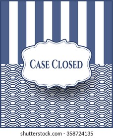 Case Closed card, colorful, nice design