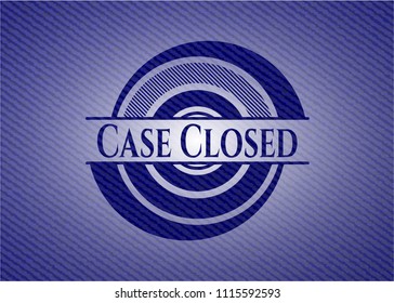  Case Closed denim background