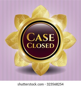 Case Closed golden badge