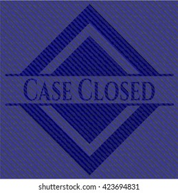 Case Closed with jean texture