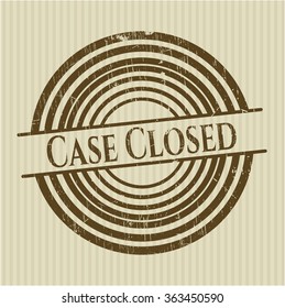 Case Closed rubber grunge seal
