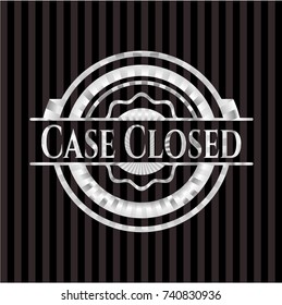 Case Closed silver shiny emblem