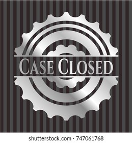 Case Closed silvery badge