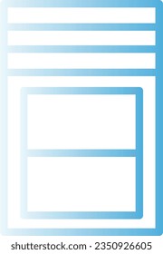 Case Components Part Gradient Line Icon