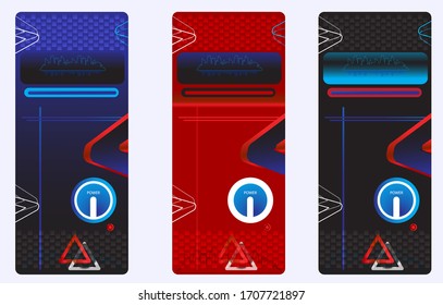 Case computing system black on white background