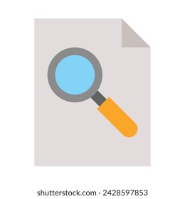 Case File Vector Flat Icon Design