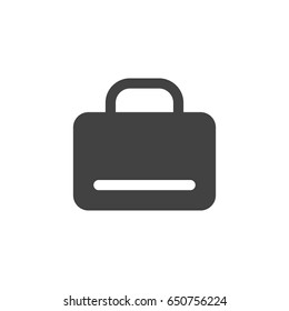Case icon in black on a white background. Vector illustration