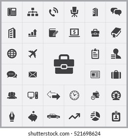 case icon. company icons universal set for web and mobile