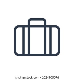 Case icon. Isolated suitcase and case icon line style. Premium quality vector symbol drawing concept for your logo web mobile app UI design.
