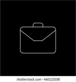 Case icon  isolated vector illustration outline