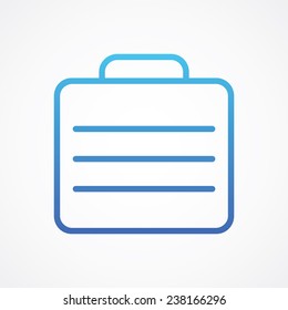 Case icon in line style