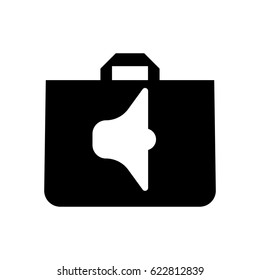 case icon on the white background