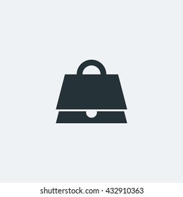 Case icon in trendy flat style background, image jpg, vector eps, flat web, material icon, UI illustration