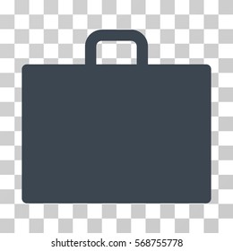 Case icon. Vector illustration style is flat iconic symbol, smooth blue color, transparent background. Designed for web and software interfaces.