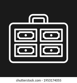 Case icon vector image. Can also be used for Finance and Money. Suitable for use on web apps, mobile apps and print media.