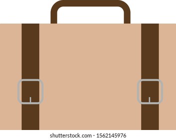 Case, illustration, vector on white background.