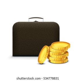 case iwth golden coins