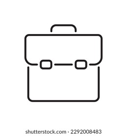 Case line icon on white background