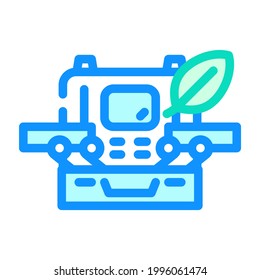 case with makeup color icon vector. case with makeup sign. isolated symbol illustration