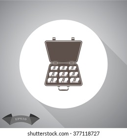 Case with money