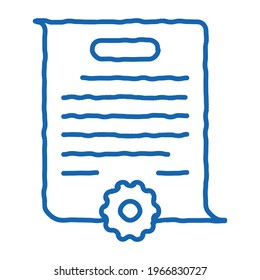 case parsing sketch icon vector. Hand drawn blue doodle line art case parsing sign. isolated symbol illustration