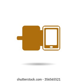 Case for phone icon