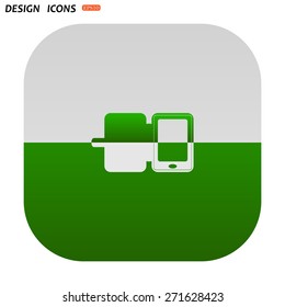 Case for phone. icon. vector design
