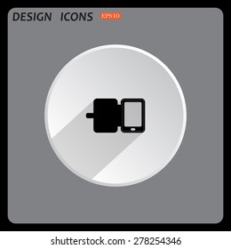 Case for phone. icon. vector design
