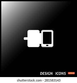 Case for phone. icon. vector design