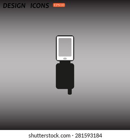 Case for phone. icon. vector design