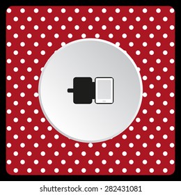 Case for phone. icon. vector design