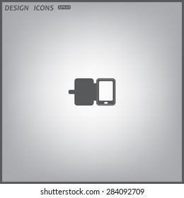 Case for phone. icon. vector design