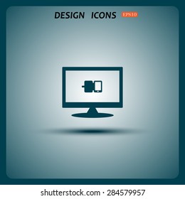 Case for phone. icon. vector design