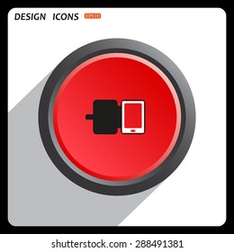 Case for phone. icon. vector design