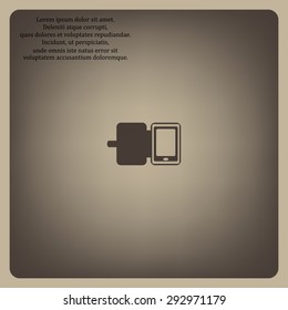Case for phone. icon. vector design