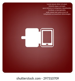 Case for phone. icon. vector design
