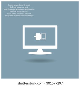 Case for phone. icon. vector design