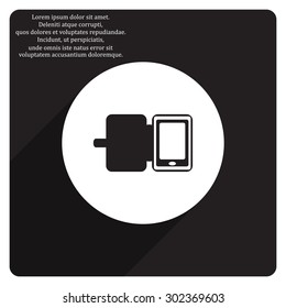 Case for phone. icon. vector design