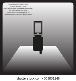 Case for phone. icon. vector design