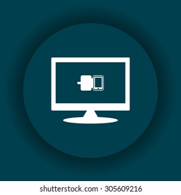 Case for phone. icon. vector design