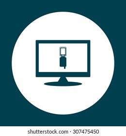 Case for phone. icon. vector design
