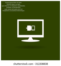 Case for phone. icon. vector design
