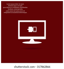 Case for phone. icon. vector design